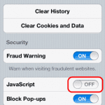 Ενεργοποίηση ή απενεργοποίηση JavaScript στο Safari για iPhone και iPad