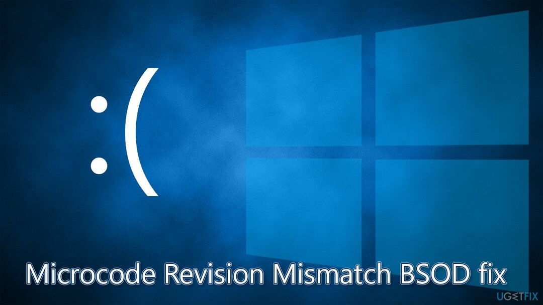 Windows에서 Microcode Revision Mismatch BSOD를 수정하는 방법은 무엇입니까?
