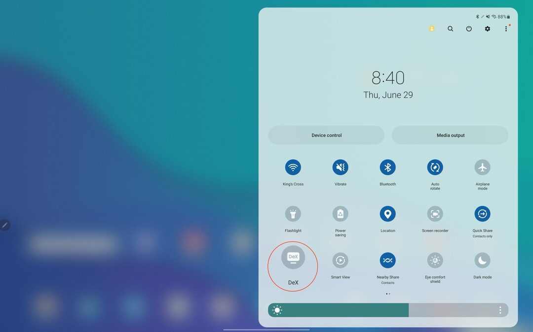 Cómo usar DeX con Galaxy Tab S8 - 1