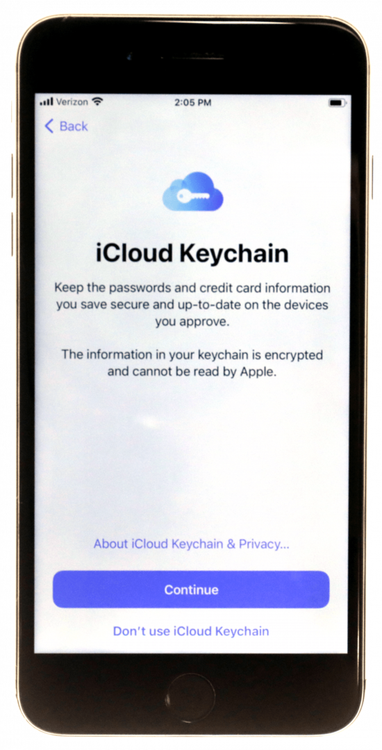 Az Apple jelszókezelője: iCloud Keychain 