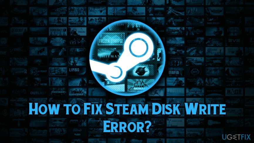 Как исправить ошибку записи на Steam Disk