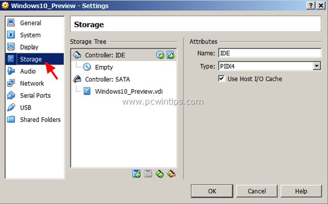 VirtualBox VM postavke