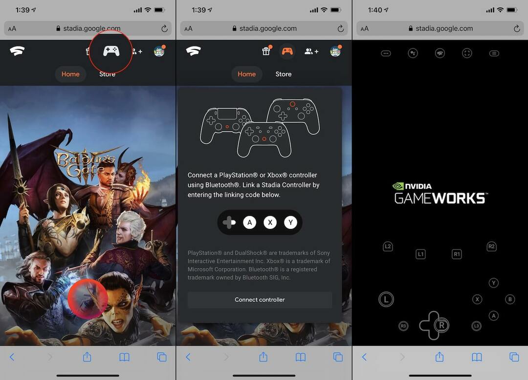 Kako Google Stadia na iPhoneu 2