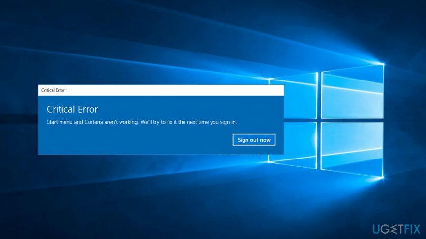 Perbaiki Start Menu Dan Cortana Tidak Berfungsi