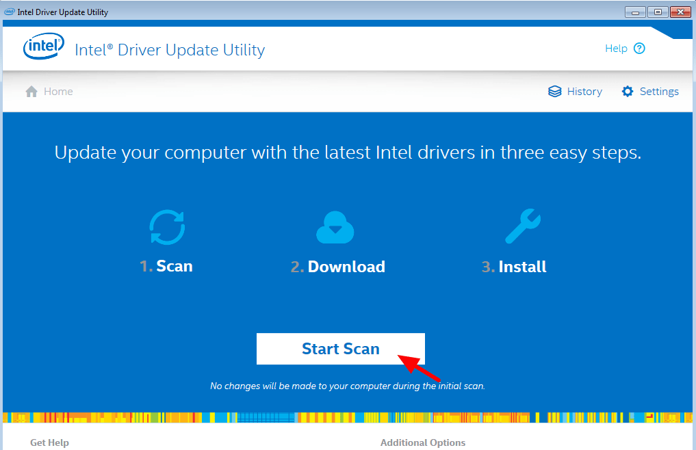 Utilitário de atualização de driver Intel®