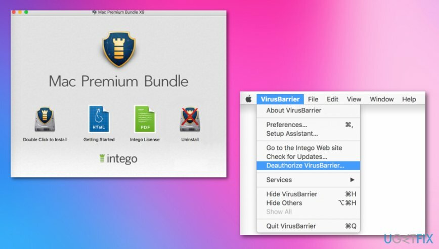 Uninstall VirusBarrier X8 dengan uninstaller