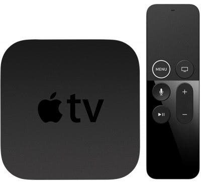 Dispositivo Apple TV HD de cuarta generación y control remoto