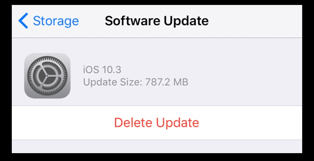 Ocorreu um erro ao instalar o iOS 10.3, como corrigir