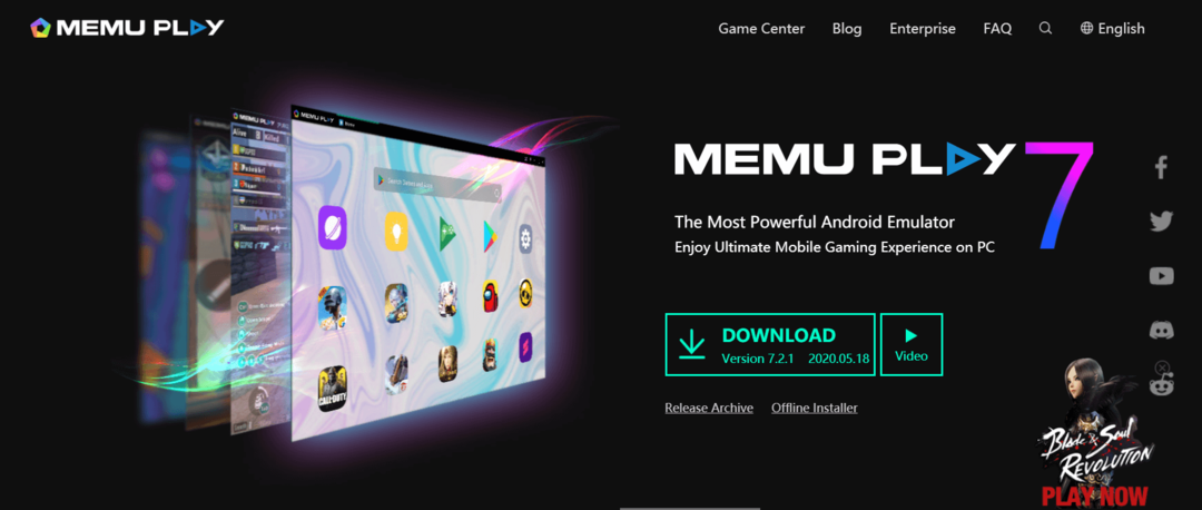 MEmu Play - אמולטור אנדרואיד הטוב ביותר למחשב