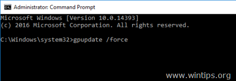 gpupdate force