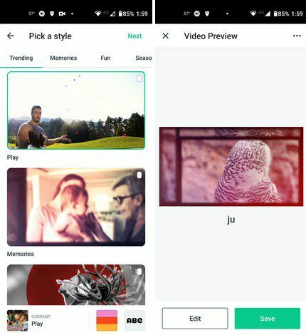 Editor Video Magisto Android