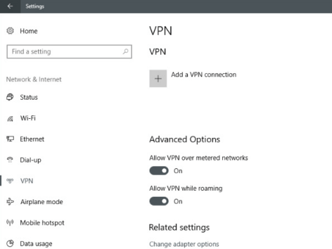 Кроки для налаштування VPN