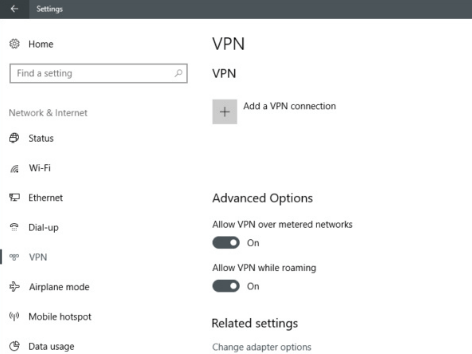 ขั้นตอนในการตั้งค่า VPN