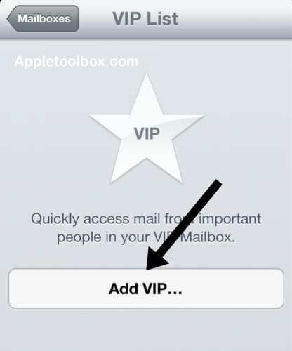 VIP listesi iOS ekle 