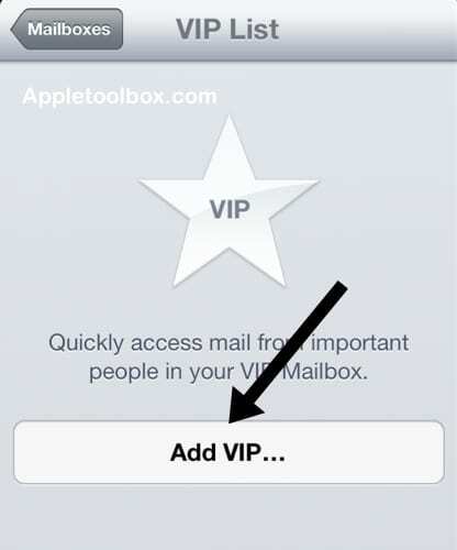 รายการ vip เพิ่ม iOS 