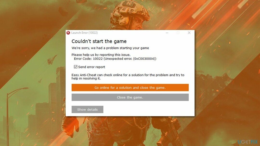 Ako opraviť chybu 10022 „Hru sa nepodarilo spustiť“ v Battlefield 2042?