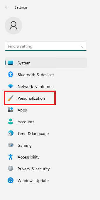 Ustawienia personalizacji systemu Windows 11