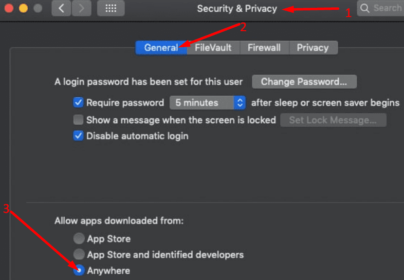 mac toestaan ​​dat apps overal worden gedownload