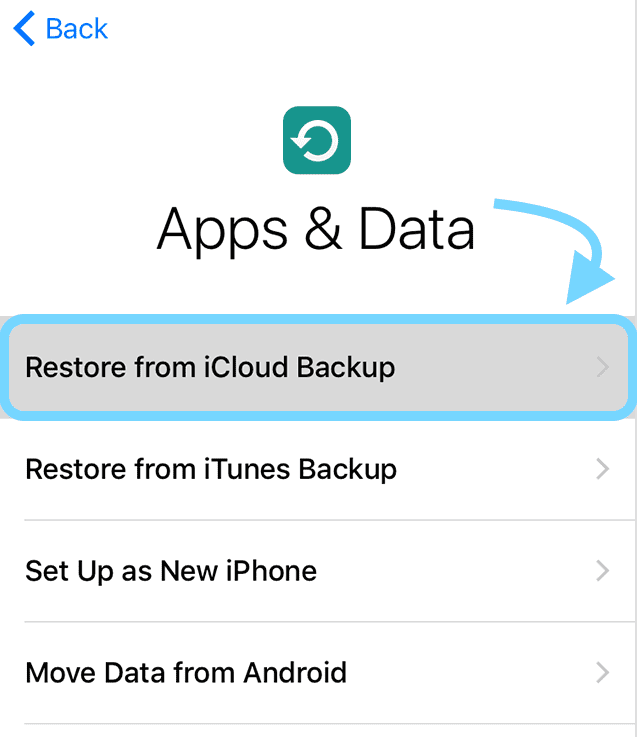 Kako obnoviti iz varnostne kopije iCloud