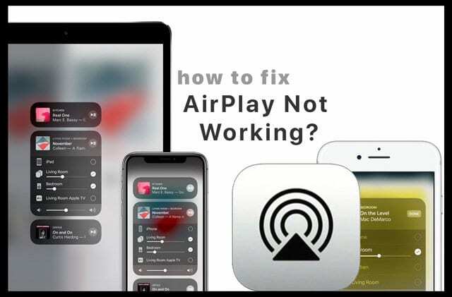 AirPlayとAirPlay2が機能しない問題を修正する