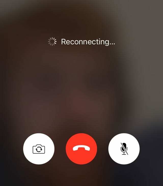 FaceTime uvijek ponovno povezuje ili prekida vezu s iOS-om