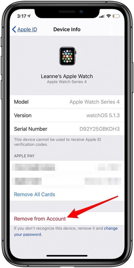 Gerät von Apple-ID entfernen