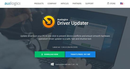 Auslogics Driver updater - Actualizați driverele de pe computer