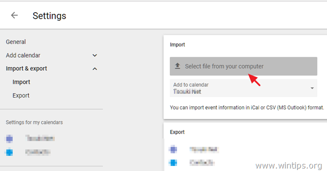 importera Outlook-kalender till Google Calendar