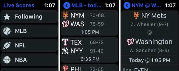Sportsvarsler på Apple Watch