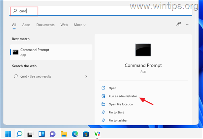 Executar prompt de comando como administrador