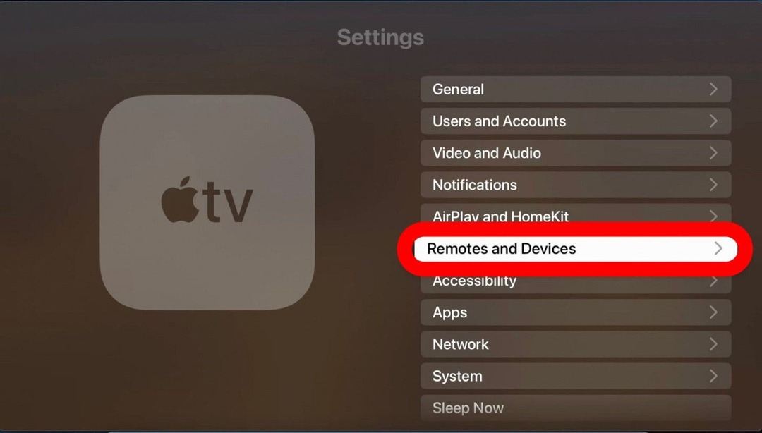 Steuere den Fernseher mit der Apple TV-Fernbedienung