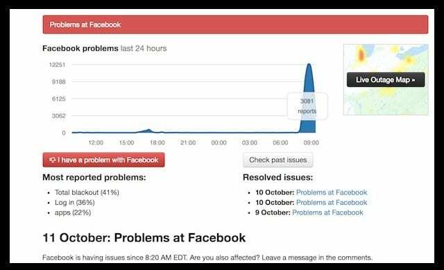 iOS Facebook: " Errore di accesso", correzione