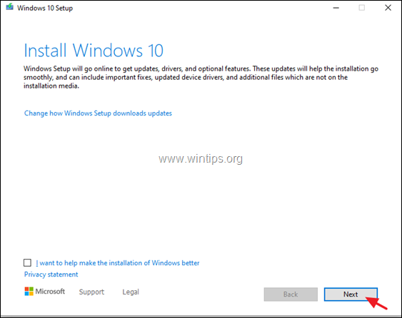 Установить Windows 10