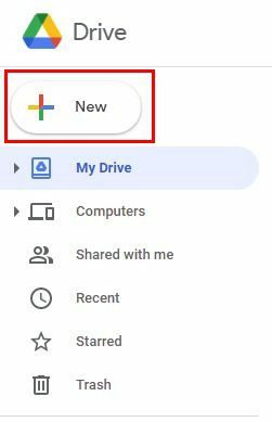 Looge Google Drive'i kaust