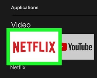 Netflix-sovellus sovelluskirjastostasi