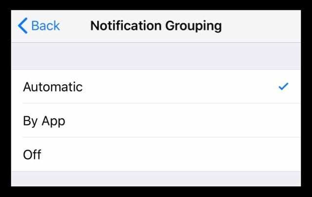 iOS 12에서 그룹 알림이 작동하지 않습니까? 어떻게 고치는 지