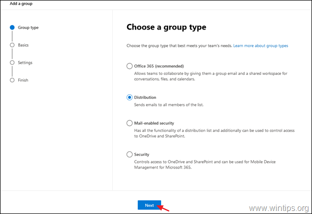 Comment créer un groupe de distribution dans Office 365