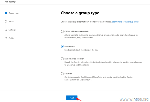 Cómo crear un grupo de distribución en Office 365