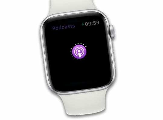 Posodabljanje in sinhronizacija aplikacije podcast na apple watch watchos5