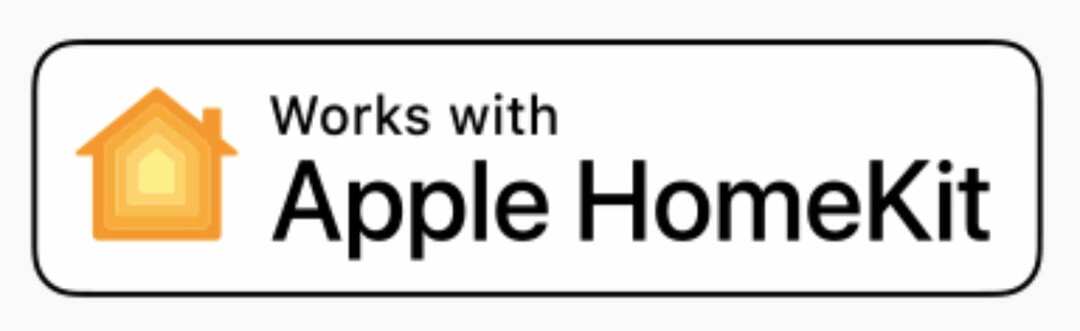მუშაობს Apple HomeKit ლოგოთი