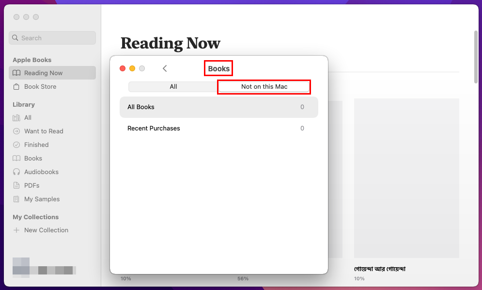 Her er hvordan du fikser Apple Books som mangler på Mac