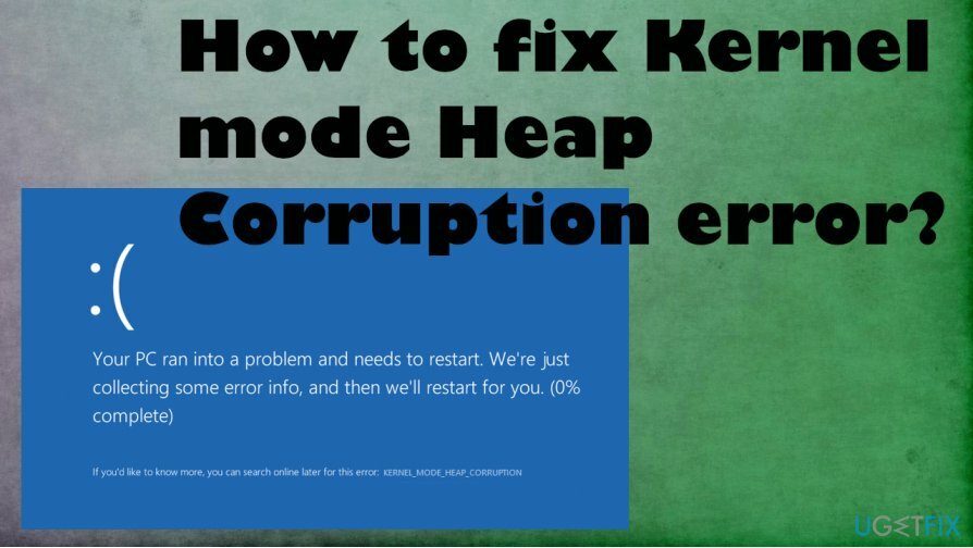Kernel-Modus-Heap-Korruptionsfehler Fix