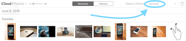बैकअप iPhone तस्वीरें iCloud फोटो लाइब्रेरी का उपयोग कर