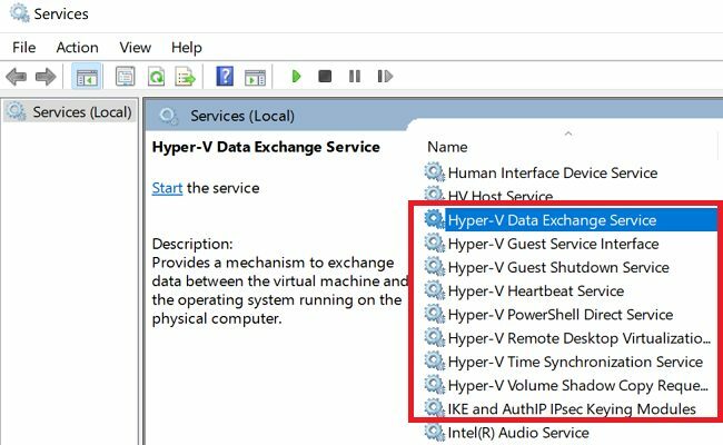 принудительная остановка-службы Hyper-V-Windows