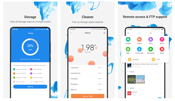 Mi फ़ाइल प्रबंधक - सर्वश्रेष्ठ Android फ़ाइल प्रबंधक ऐप