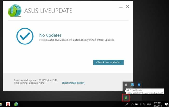 Ikona ASUS Live Update