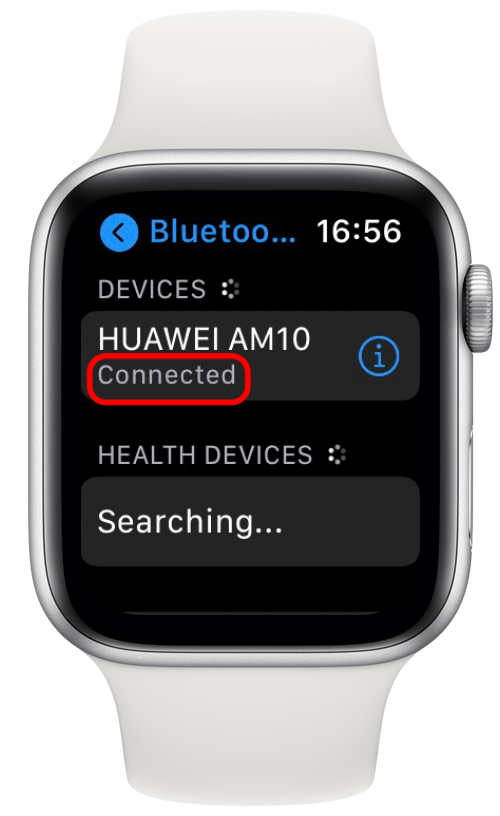 Bluetooth cihazını Apple Watch'a bağlama