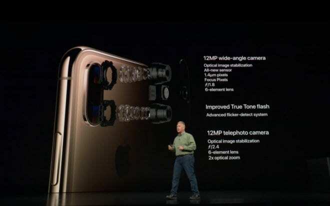 Hardware fotoaparátu iPhone XS