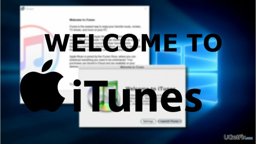 ілюструє встановлення iTunes на Windows