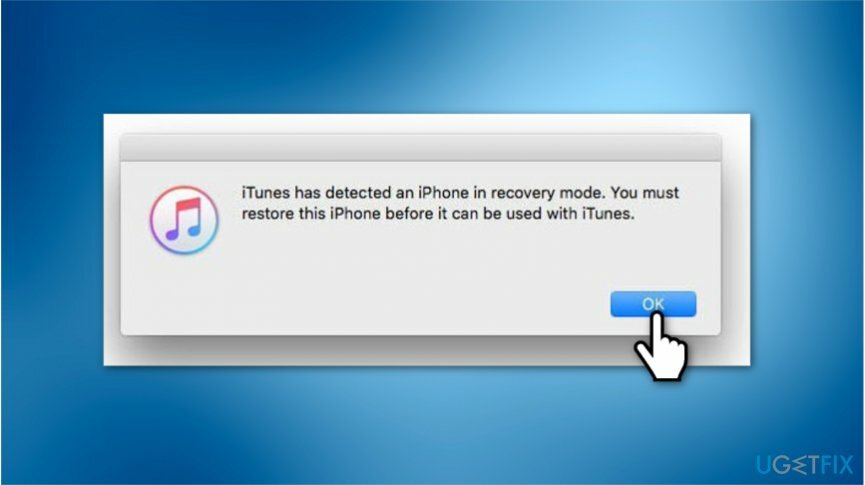 Lähtestage iPhone iTunes'i abil
